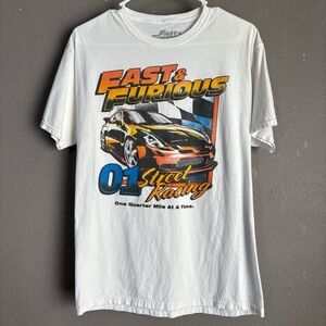 Fast and furious men's tshirt size M. 01 street racing universal studios